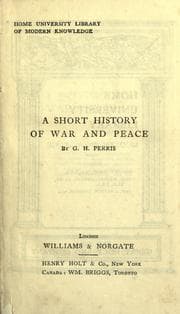 Tapa de A short history of war and peace