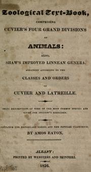 Tapa de Zoological text-book comprising Cuvier's four grand divisions of animals