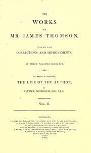 Tapa de The works of Mr. James Thomson