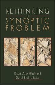 Tapa de Rethinking the synoptic problem