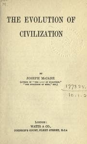 Tapa de The evolution of civilization