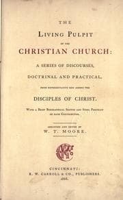 Tapa de The Living pulpit of the Christian Church