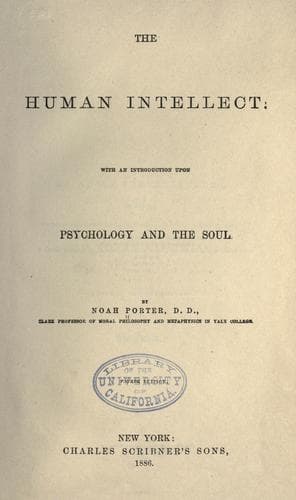 Tapa de The human intellect