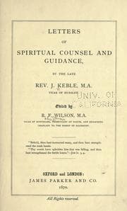Tapa de Letters of spiritual counsel and guidance