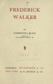 Tapa de Frederick Walker