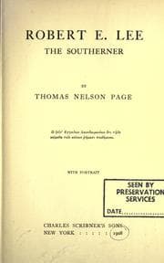 Tapa de Robert E. Lee, the southerner