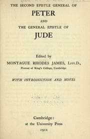 Tapa de The Second epistle general of Peter and the general epistle of Jude