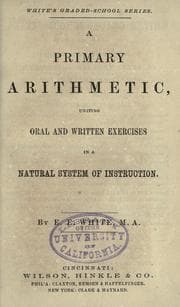 Tapa de A primary arithmetic