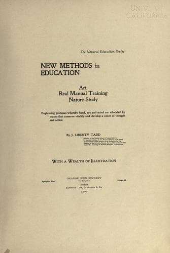 Tapa de New methods in education