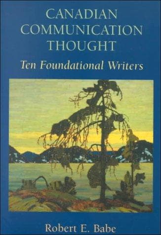Tapa de Canadian communication thought