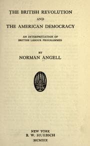 Tapa de The British revolution and the American democracy
