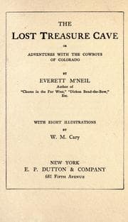 Tapa de The lost treasure cave, or, Adventures with the cowboys of Colorado