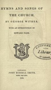 Tapa de Hymns and songs of the church