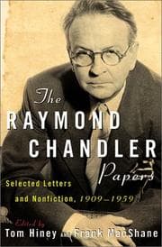 Tapa de Raymond Chandler Papers