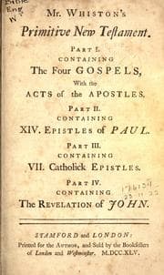 Tapa de Primitive New Testament
