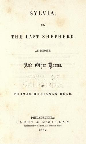 Tapa de Sylvia, or, The last shepherd