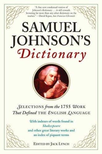 Tapa de Samuel Johnson's Dictionary