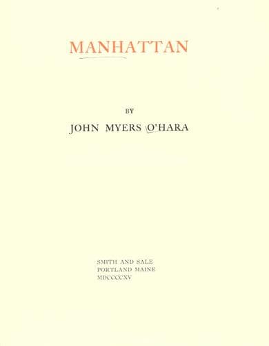 Tapa de Manhattan