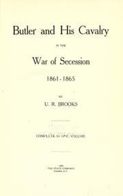 Tapa de Butler and his cavalry in the War of Secession, 1861-1865