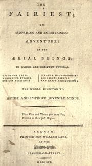 Tapa de The fairiest, or, Surprising and entertaining adventures of the aerial beings