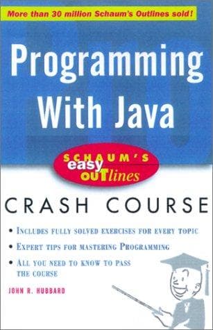 Tapa de Schaum's Outline of Programming with Java