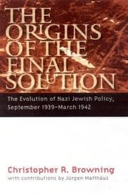 Tapa de The Origins of the Final Solution