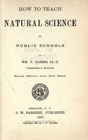 Tapa de How to teach natural science in public schools