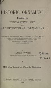 Tapa de Historic ornament, treatise on decorative art and architectural ornament