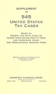 Tapa de 545 United States tax cases