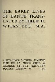 Tapa de The early lives of Dante