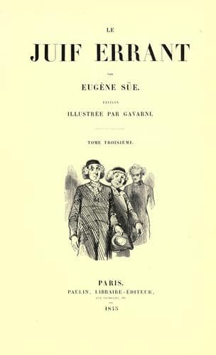Tapa de Le juif errant