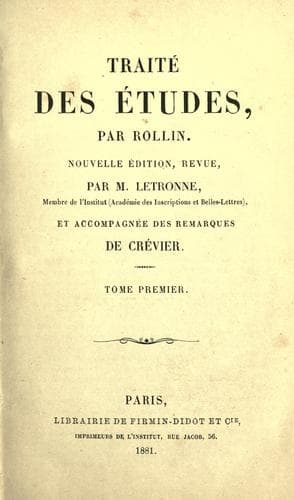 Tapa de Traite des etudes. --.