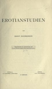 Tapa de Erotianstudien