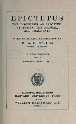 Tapa de Epictetus