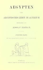 Tapa de Aegypten und aegyptisches Leben im Alterum