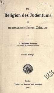 Tapa de Die Religion des Judentums im neutestamentlichen Zeitalter