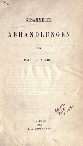 Tapa de Gesammelte Abhandlungen