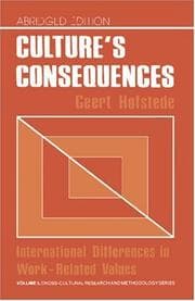 Tapa de Culture's consequences