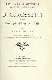 Tapa de D.-G. Rossetti et les Préraphaélites anglais