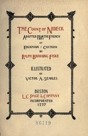 Tapa de The Count of Nideck