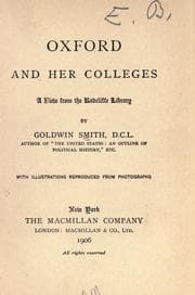 Tapa de Oxford and her colleges