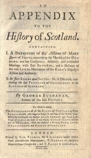 Tapa de An appendix to the History of Scotland