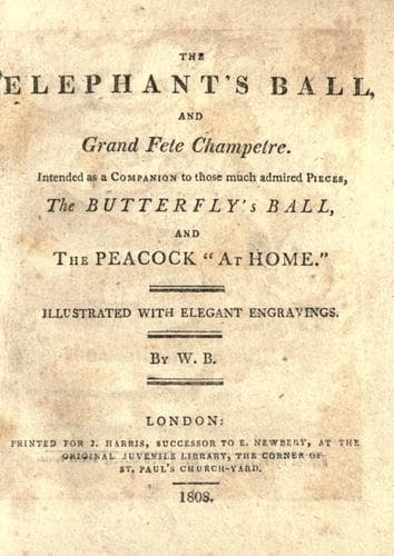 Tapa de The elephant's ball, and grand fete champetre