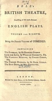 Tapa de Bell's British theatre