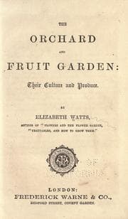 Tapa de The orchard and fruit garden: their culture and produce