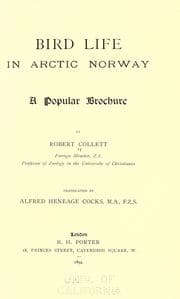 Tapa de Bird life in arctic Norway