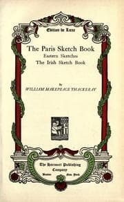 Tapa de The Paris sketch-book. Eastern sketches. The Irish sketch-book