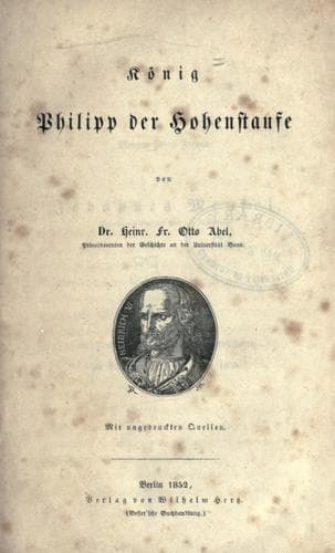 Tapa de König Philipp der Hohenstaufe