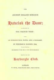 Tapa de The ancient English romance of Havelok the Dane