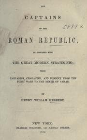 Tapa de The captains of the Roman republic